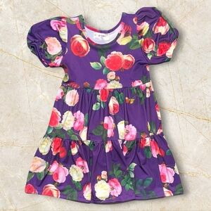 Dot Dot Smile Royal Rose Garden Tier Dress Size 2T Toddler Girls